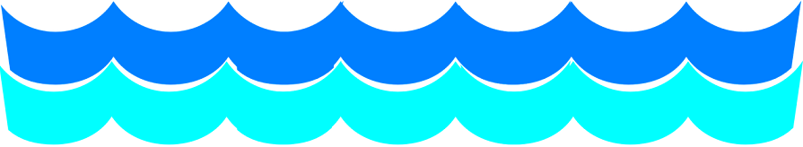 vagues vagues bleues et cyan